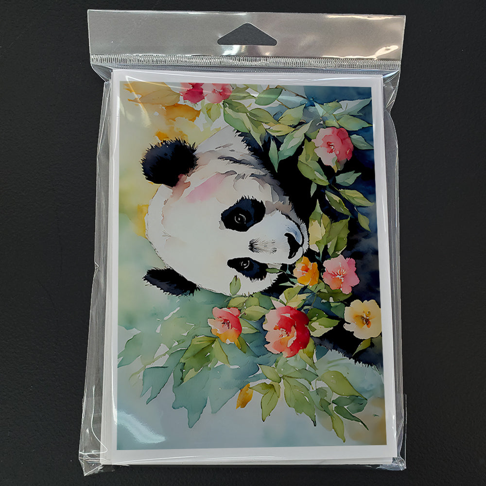 Panda Greeting Cards Pack of 8