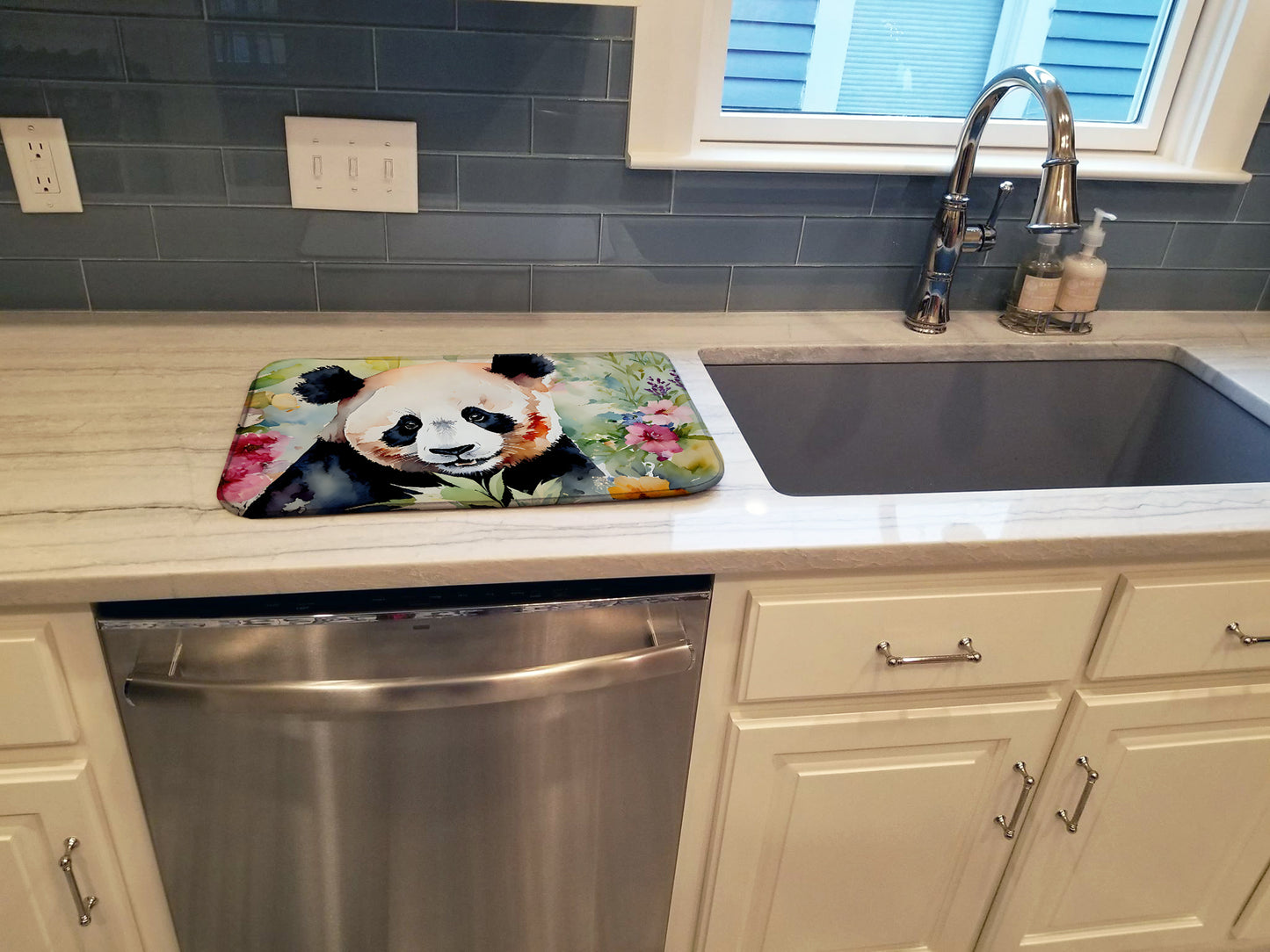 Panda Dish Drying Mat