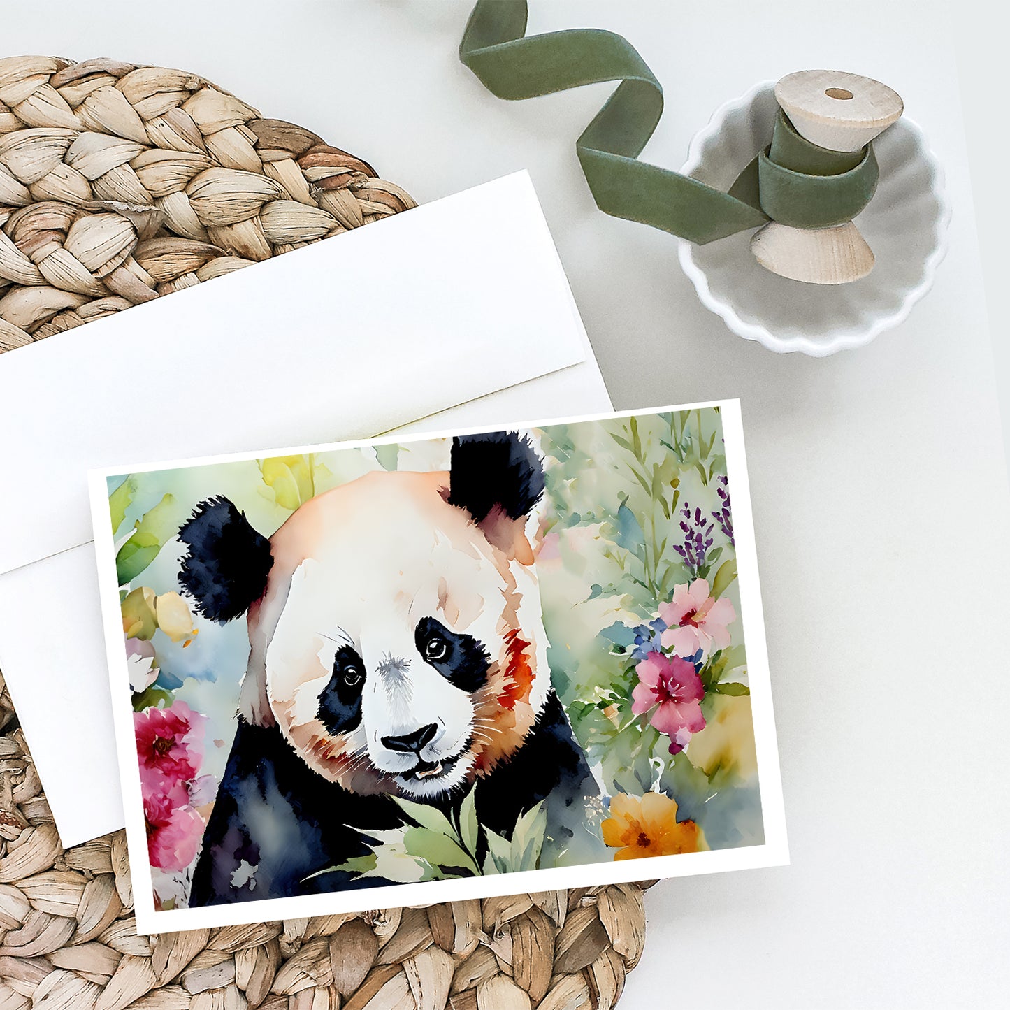 Panda Greeting Cards Pack of 8