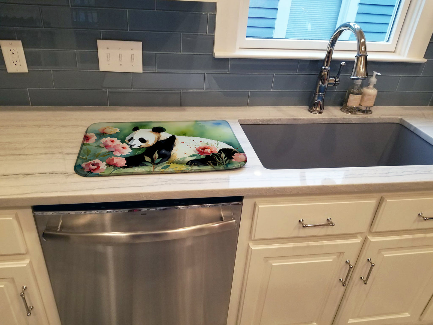 Panda Dish Drying Mat