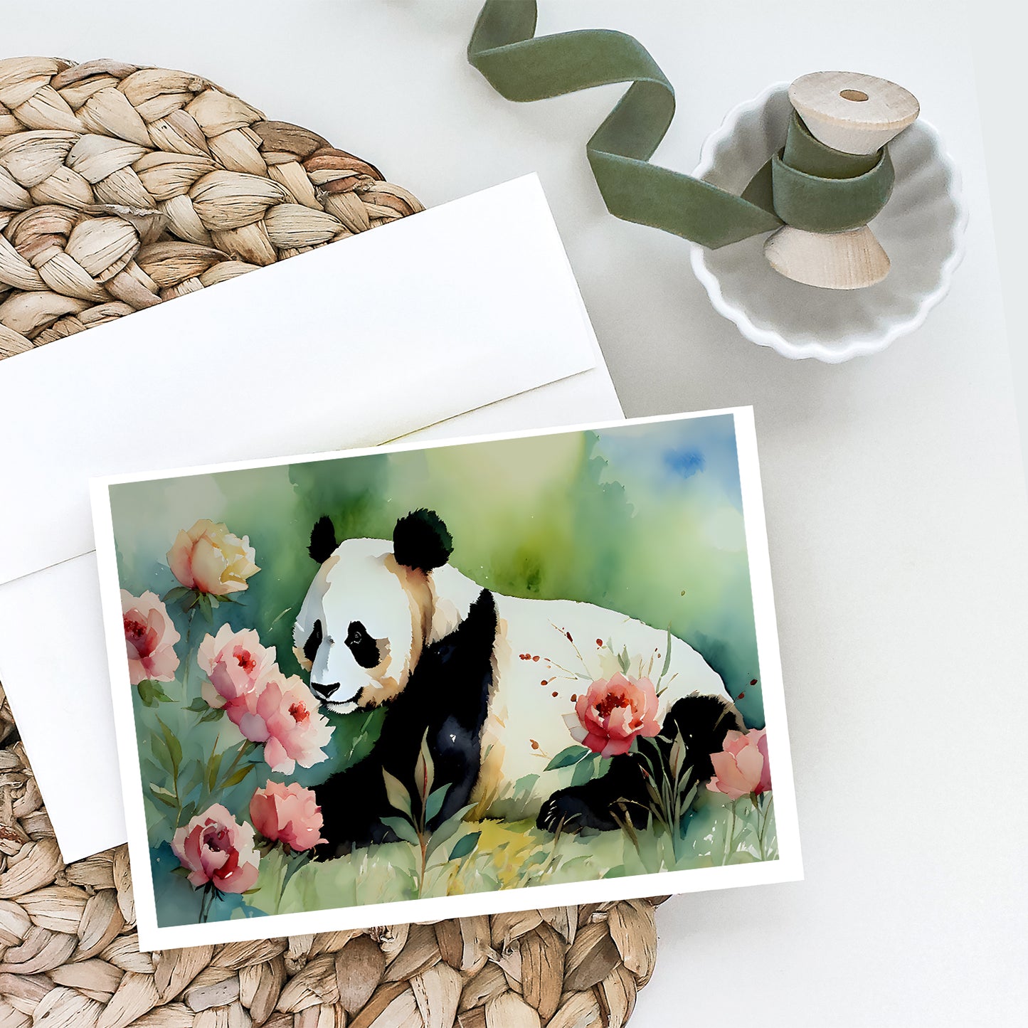 Panda Greeting Cards Pack of 8