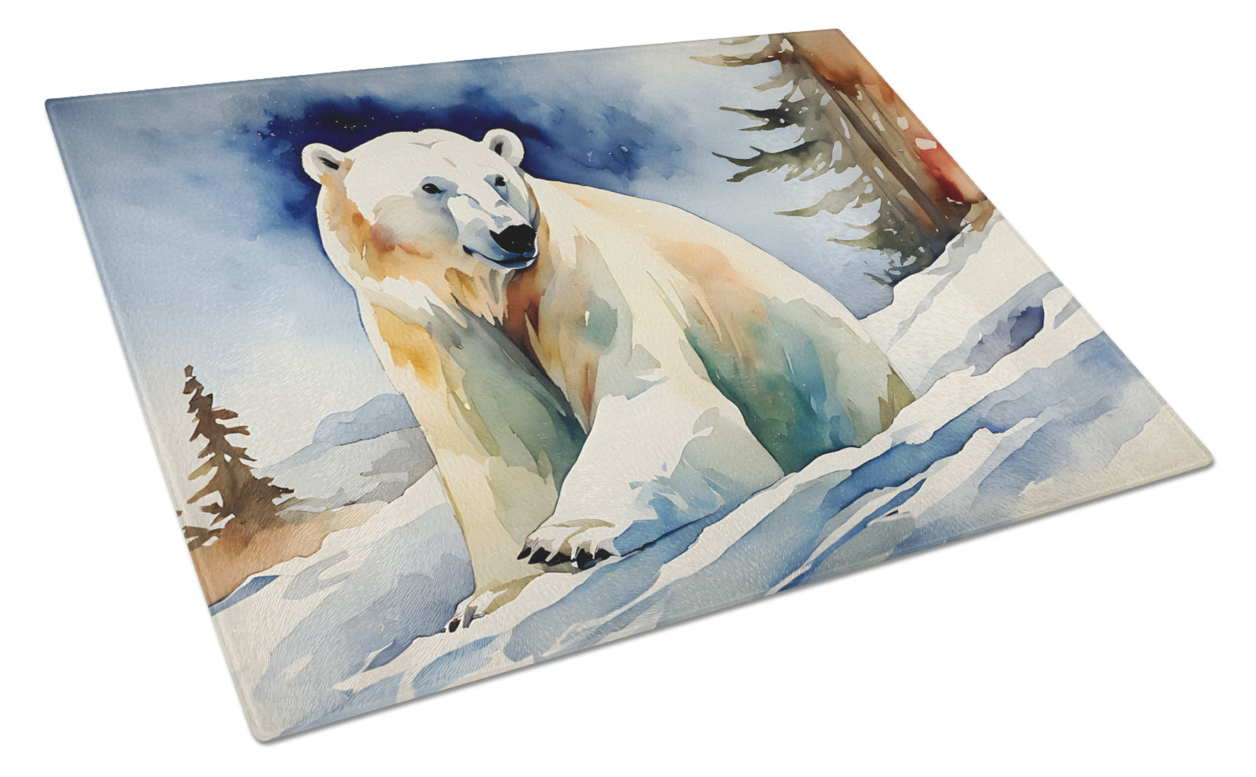 Buy this Polar Bear Glass Cutting Board