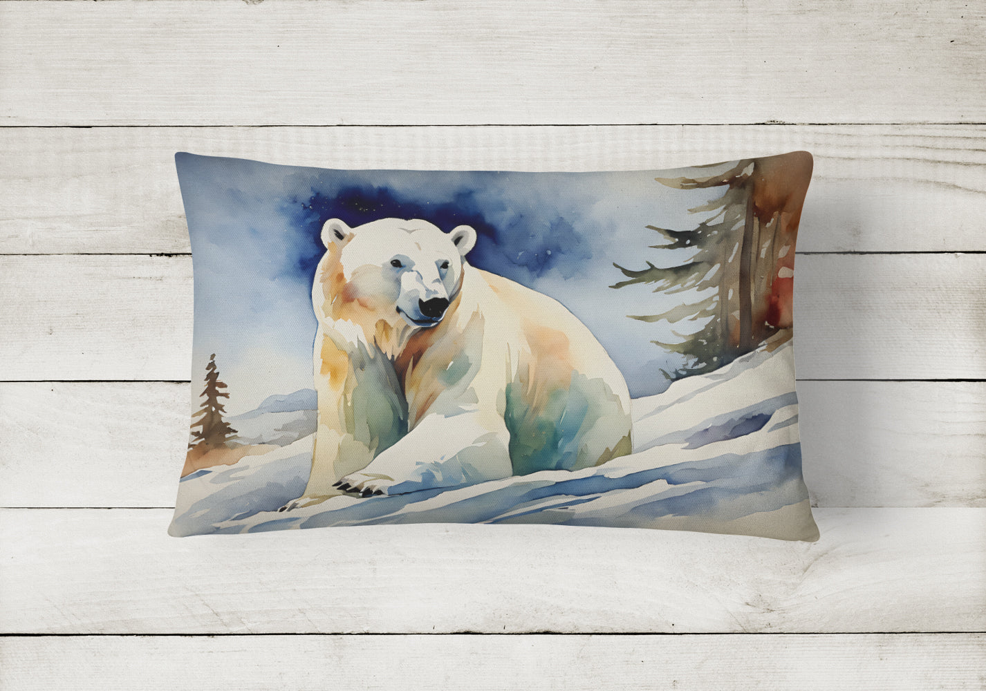 Polar Bear Throw Pillow