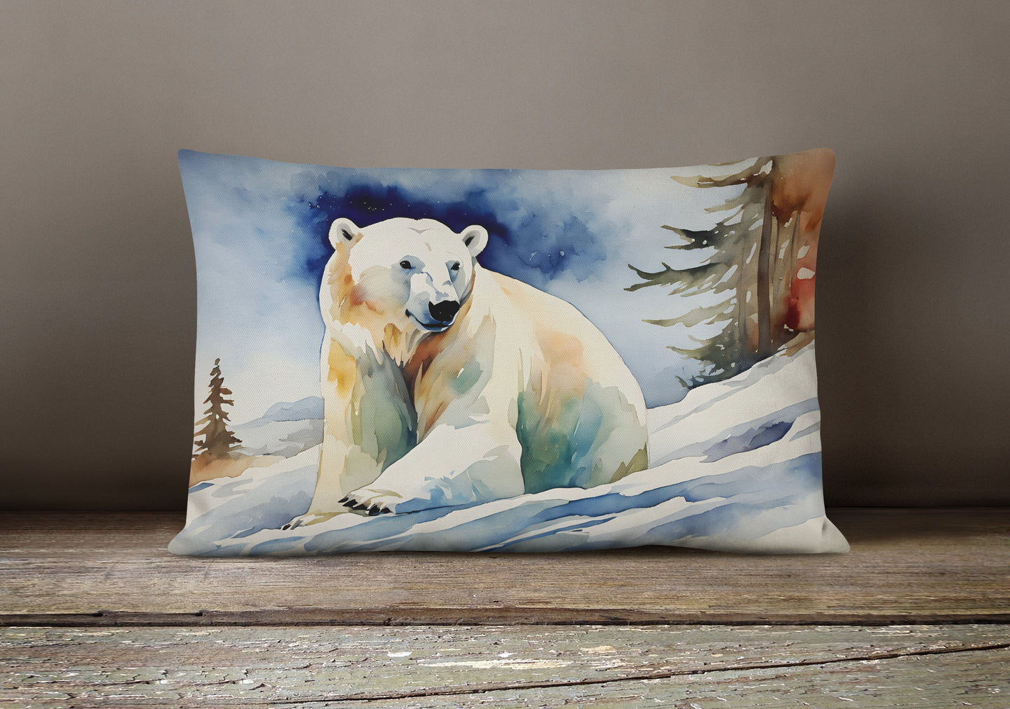 Polar Bear Throw Pillow