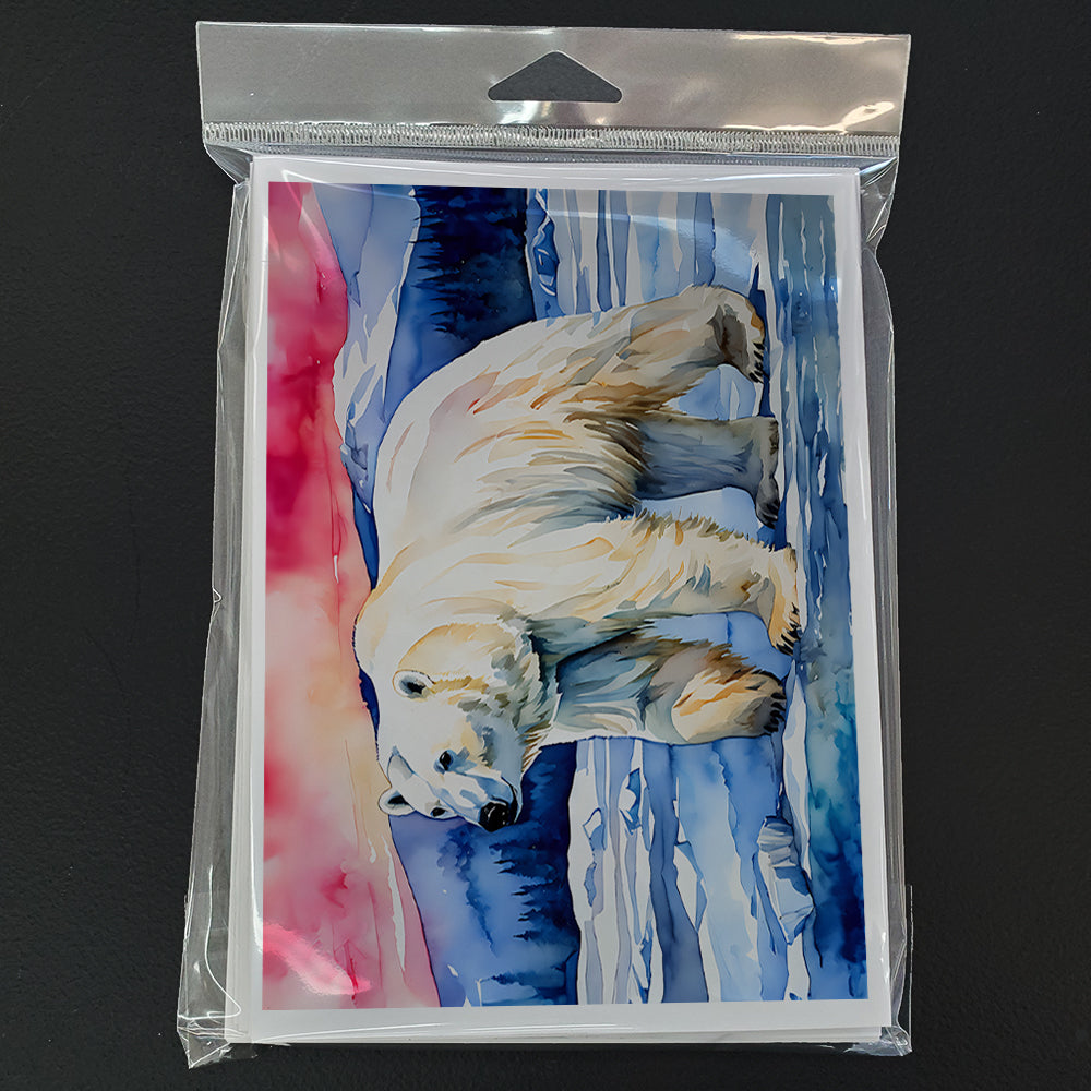 Polar Bear Greeting Cards Pack of 8