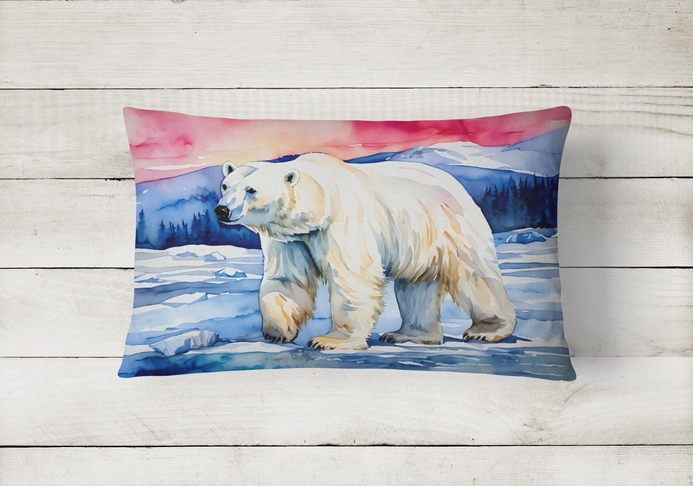 Polar Bear Throw Pillow