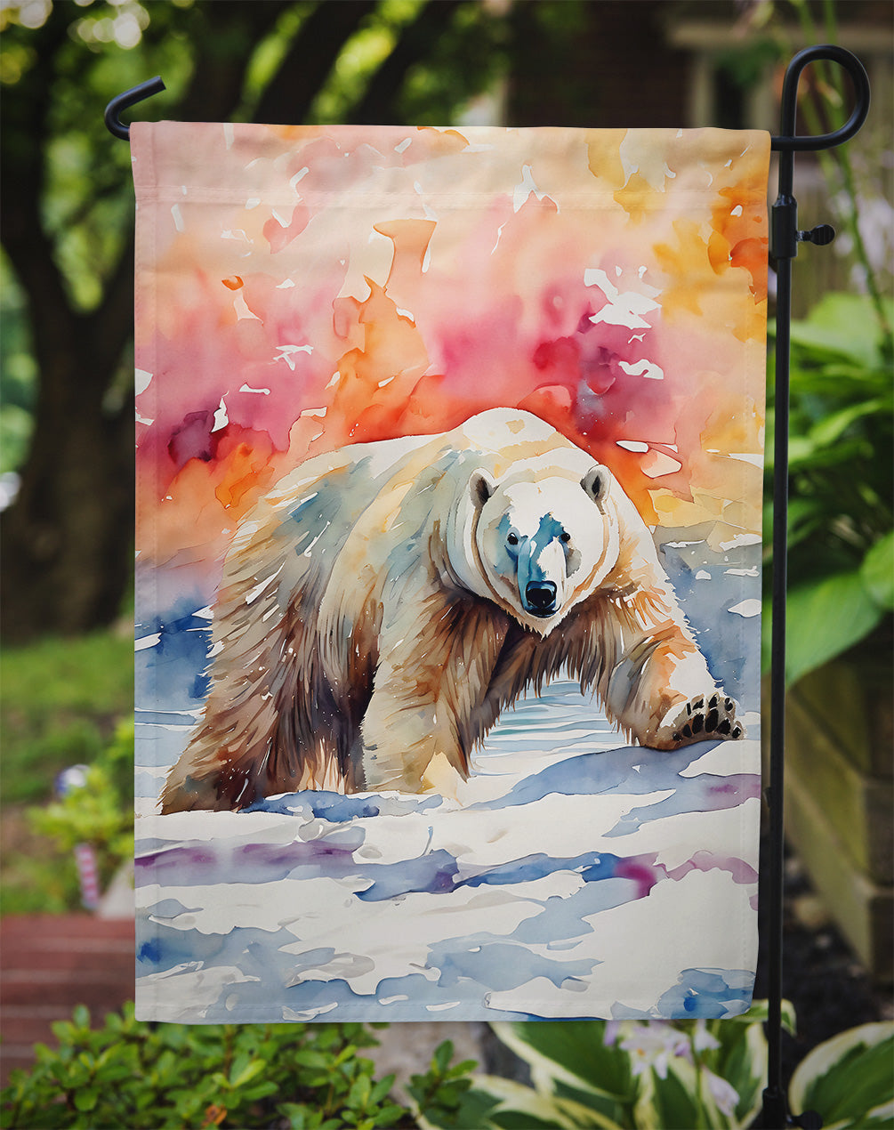 Polar Bear Garden Flag