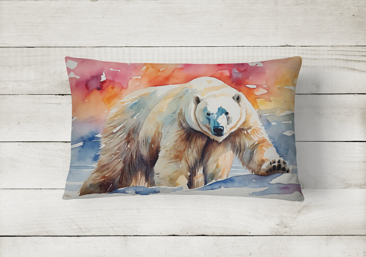 Polar Bear Throw Pillow