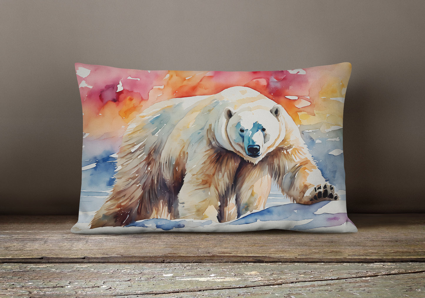 Polar Bear Throw Pillow