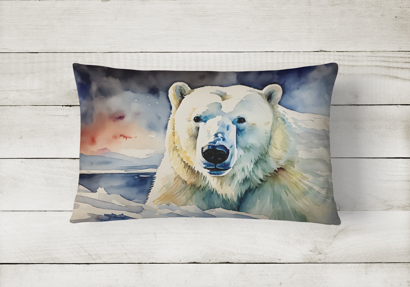 Polar Bear Throw Pillow