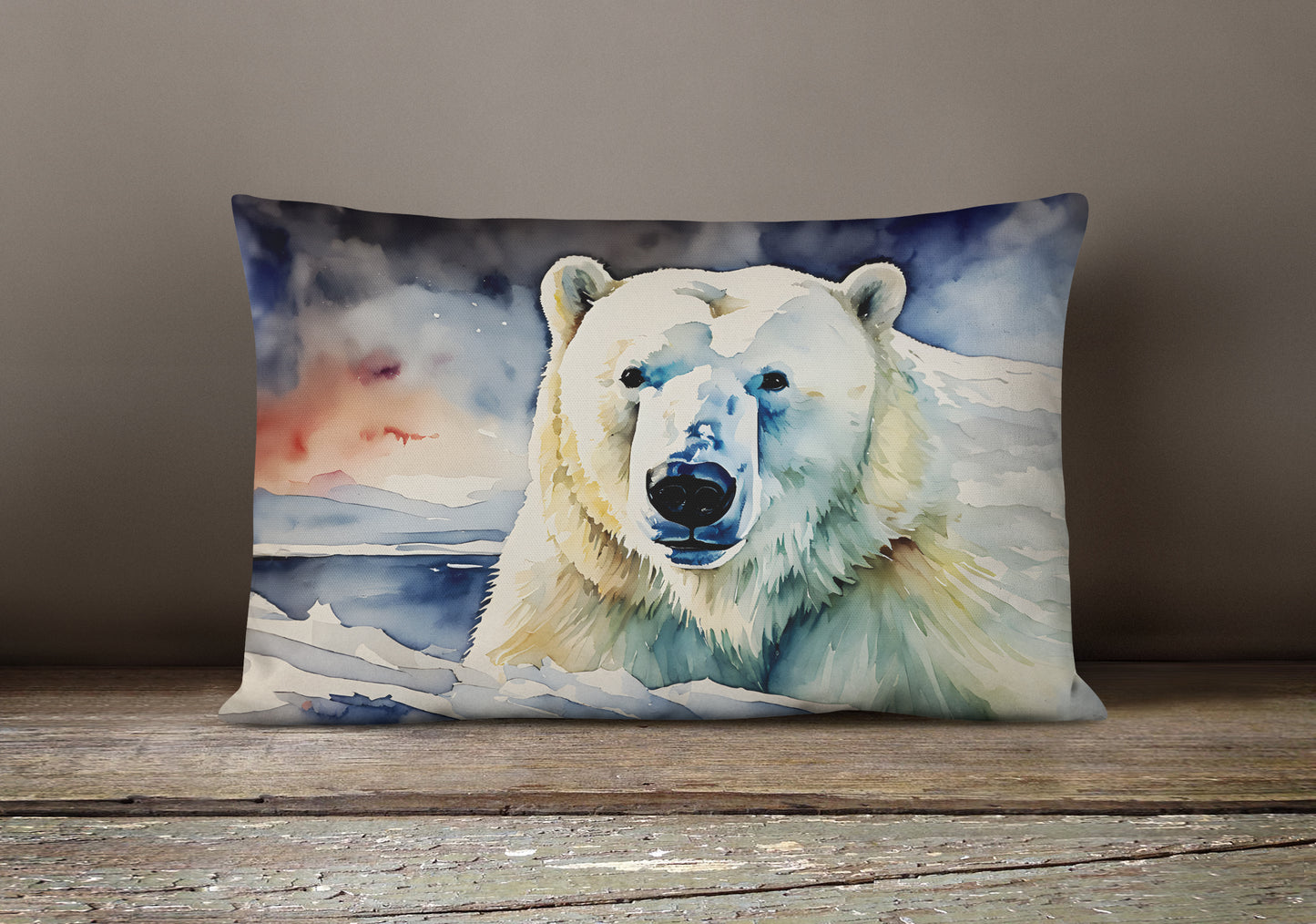 Polar Bear Throw Pillow