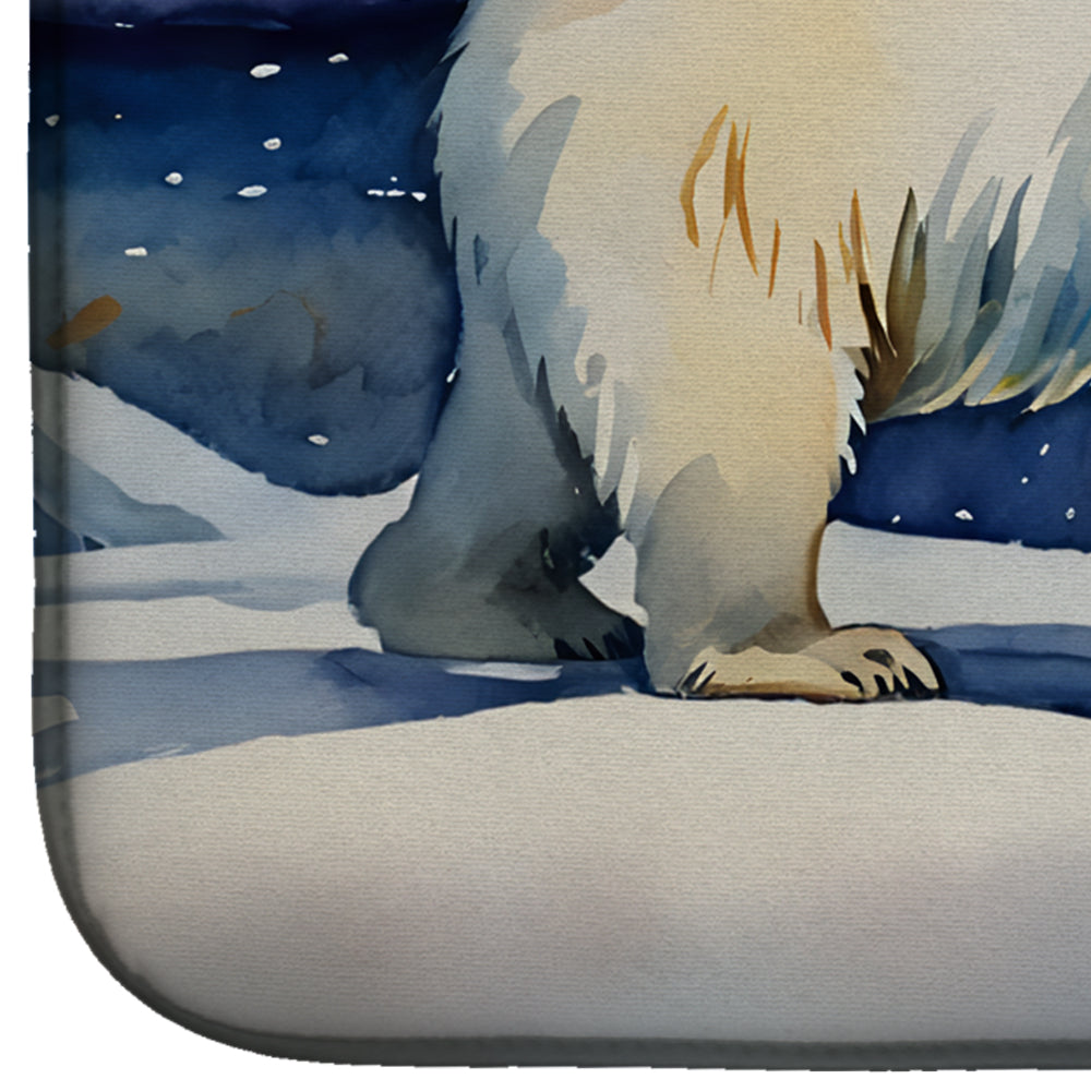 Polar Bear Dish Drying Mat