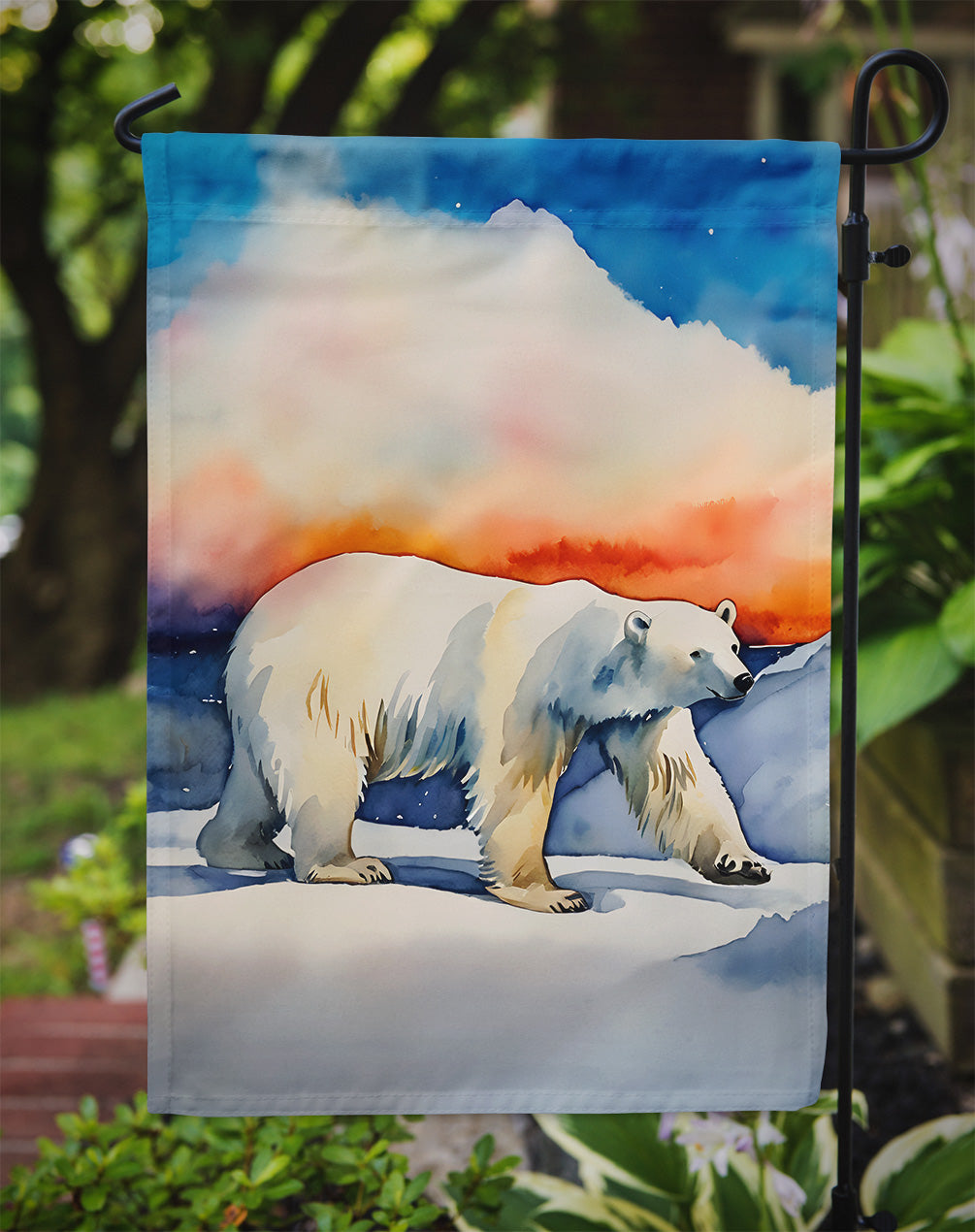 Polar Bear Garden Flag