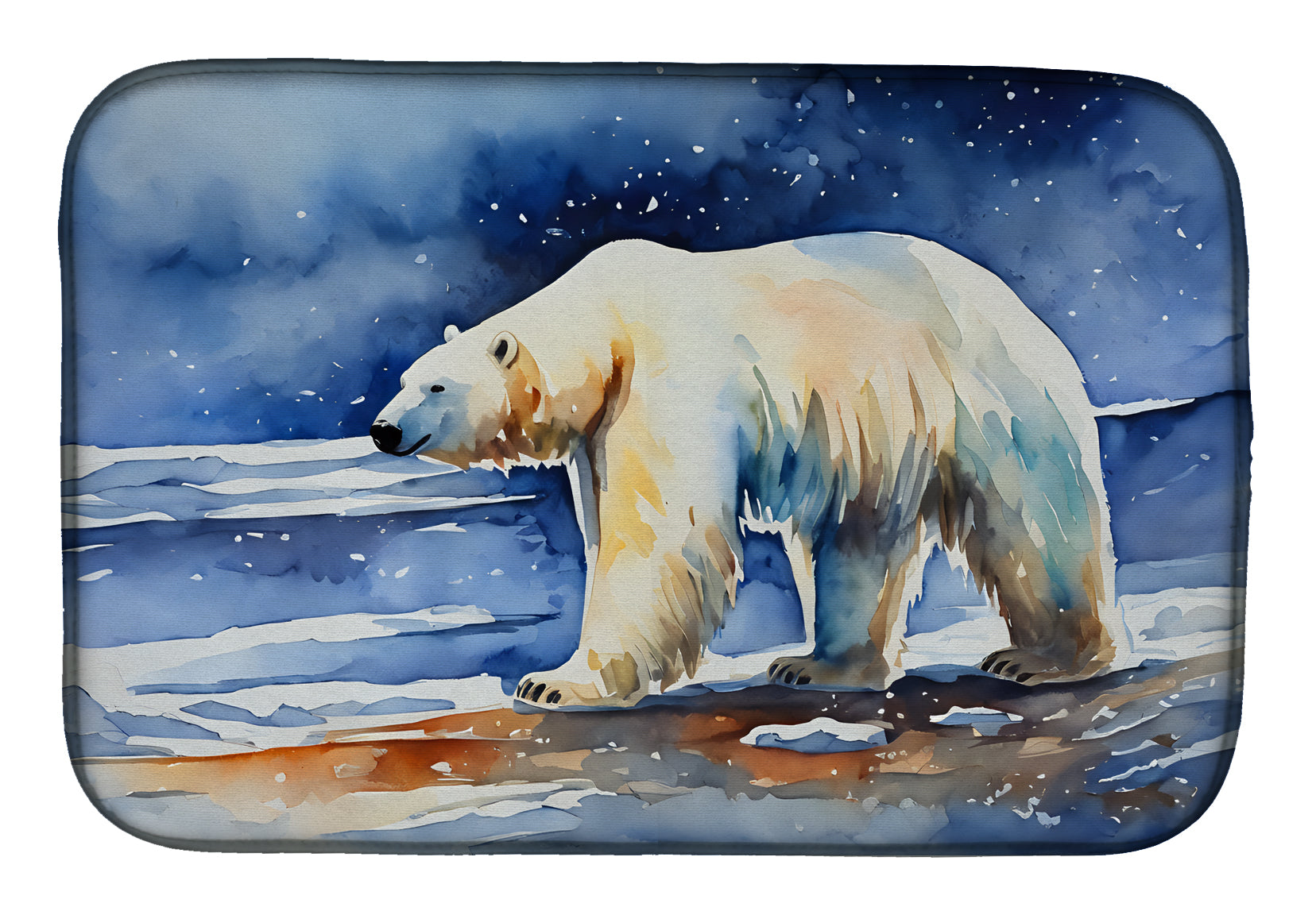 Buy this Polar Bear Dish Drying Mat