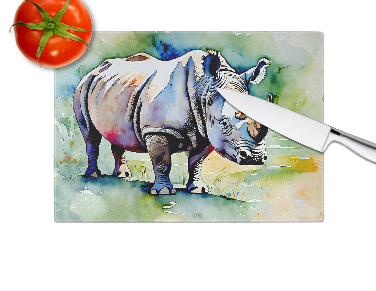 Rhinoceros Glass Cutting Board