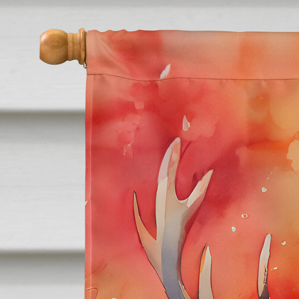 Deer Stag House Flag