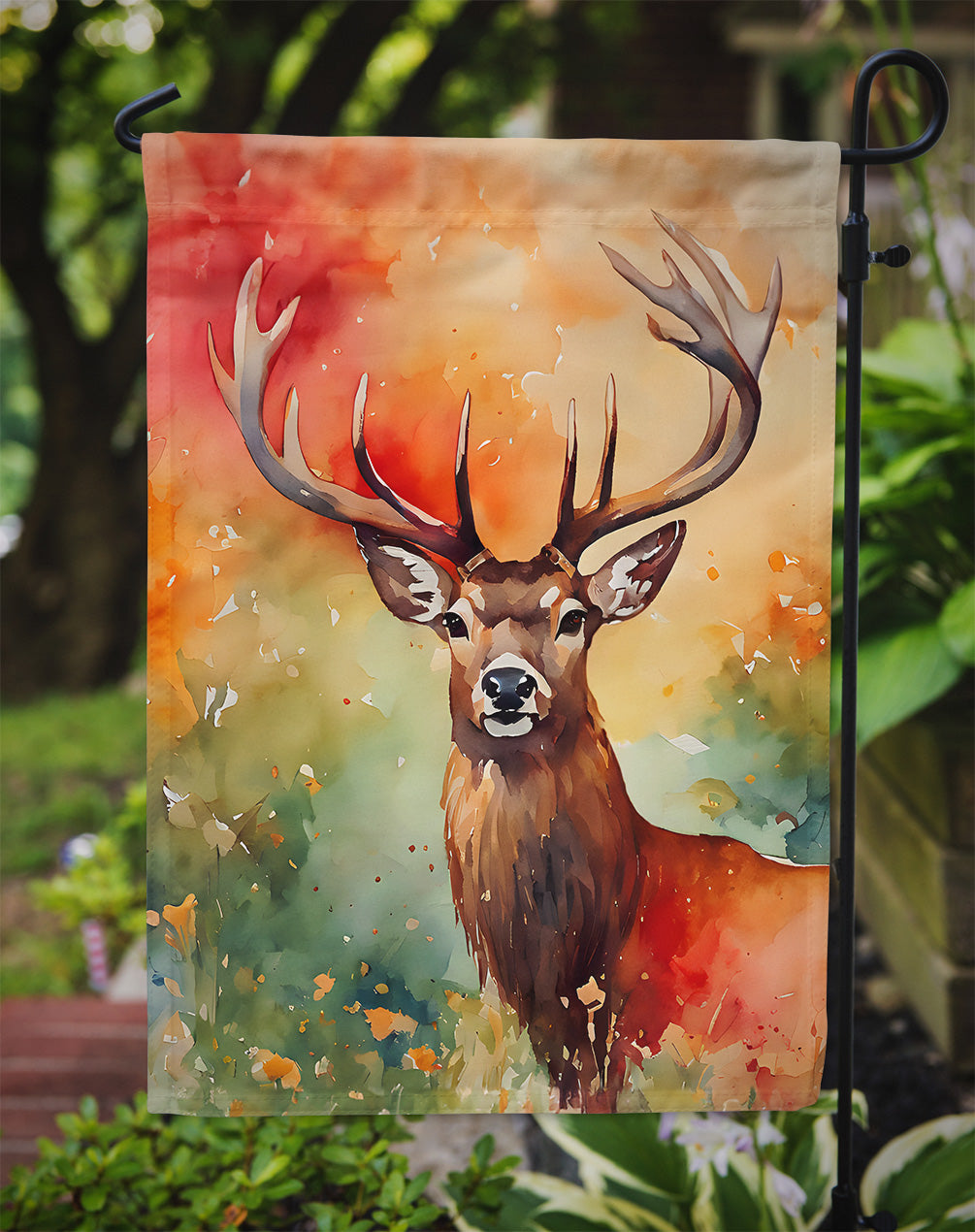 Deer Stag Garden Flag