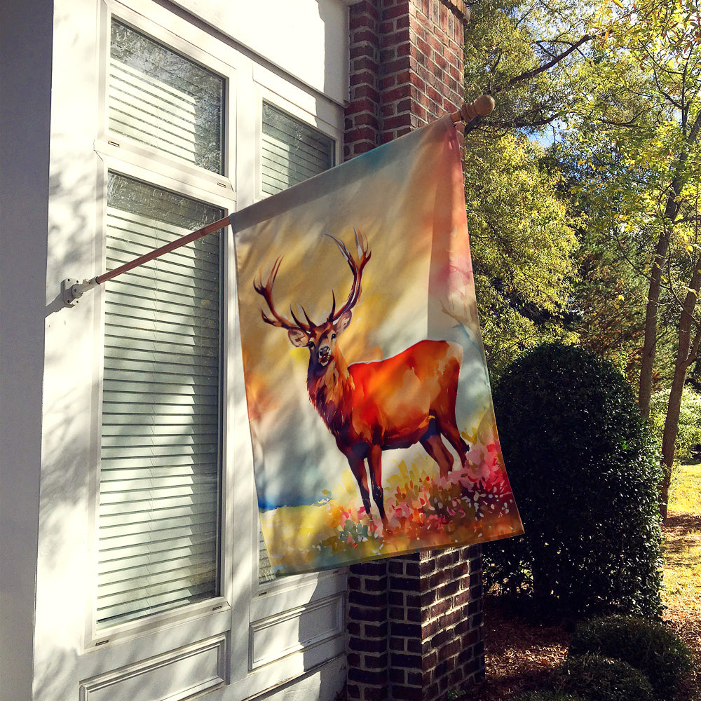 Deer Stag House Flag