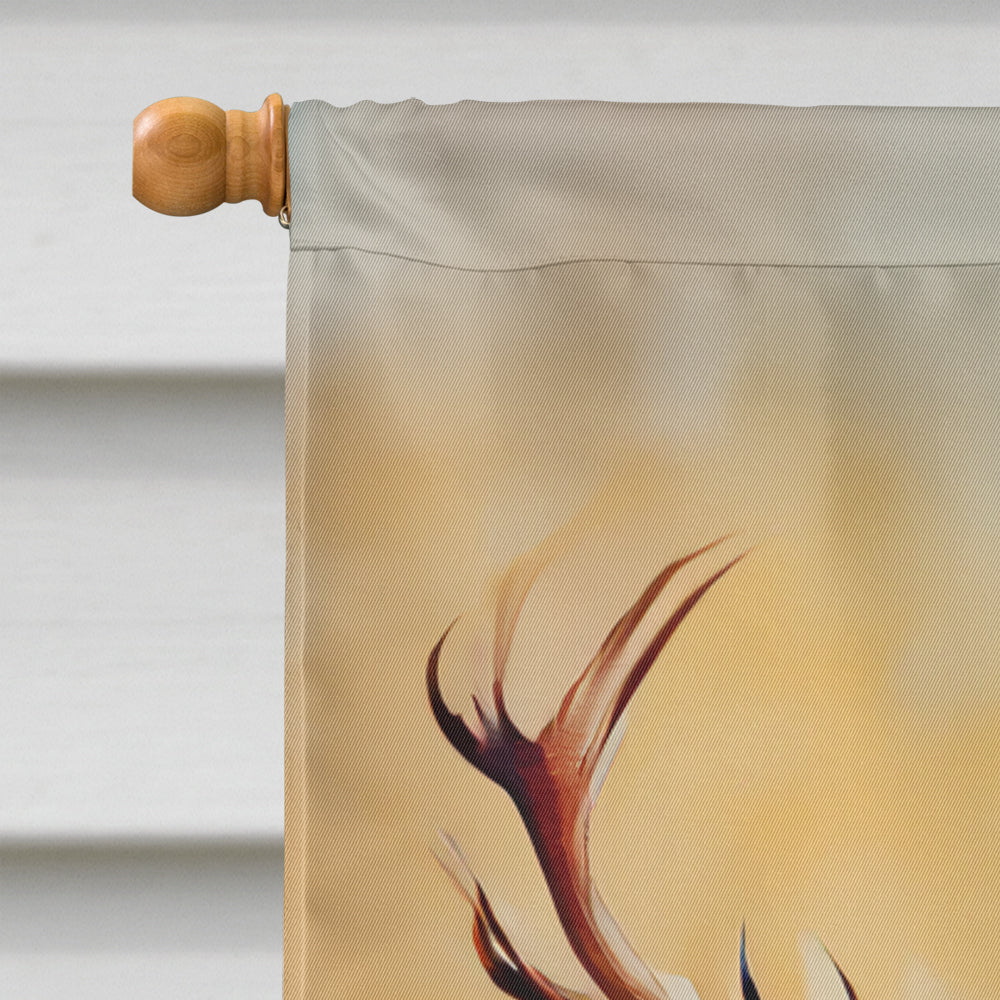 Deer Stag House Flag