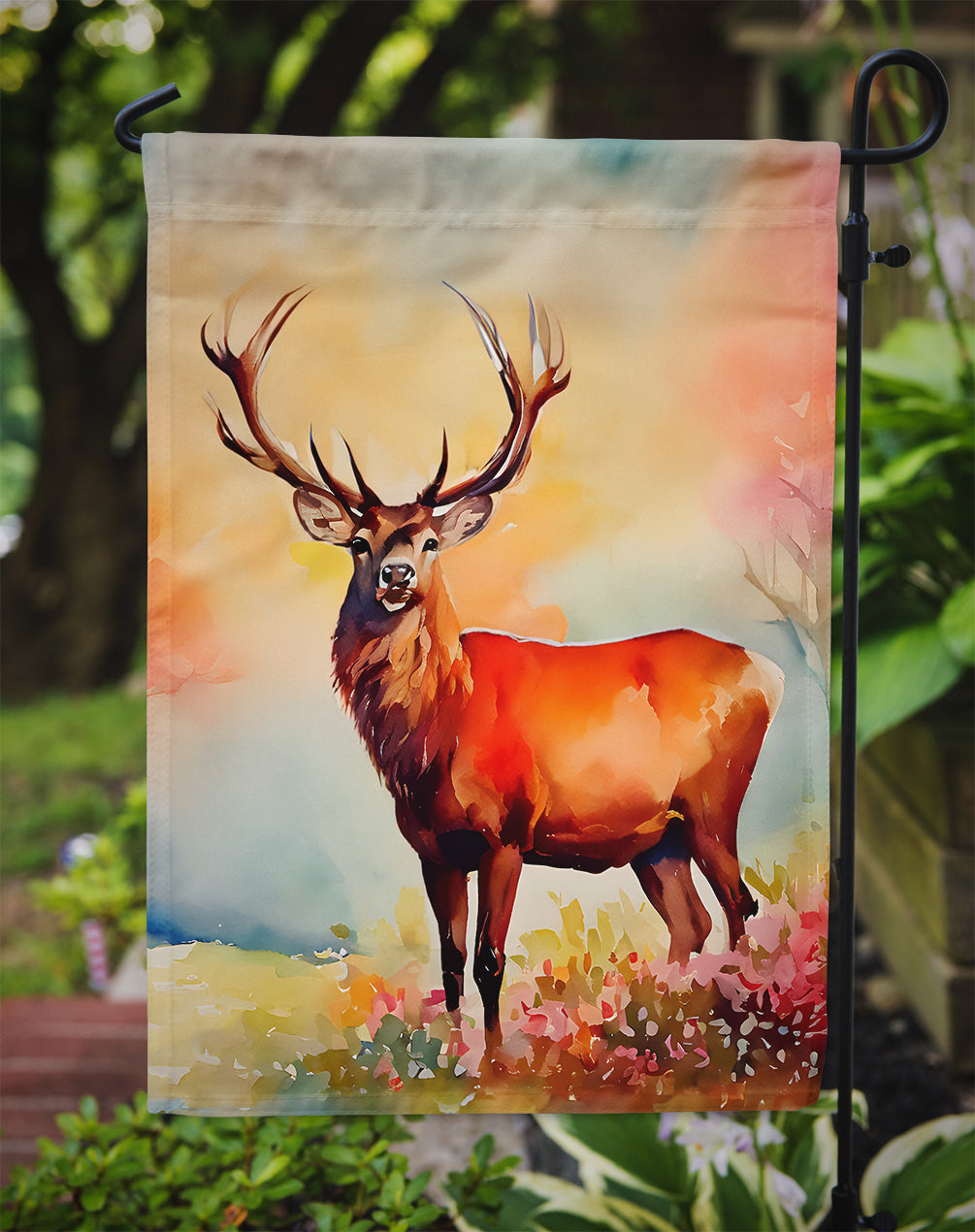 Deer Stag Garden Flag