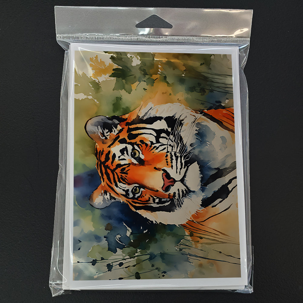 Tiger Greeting Cards Pack of 8