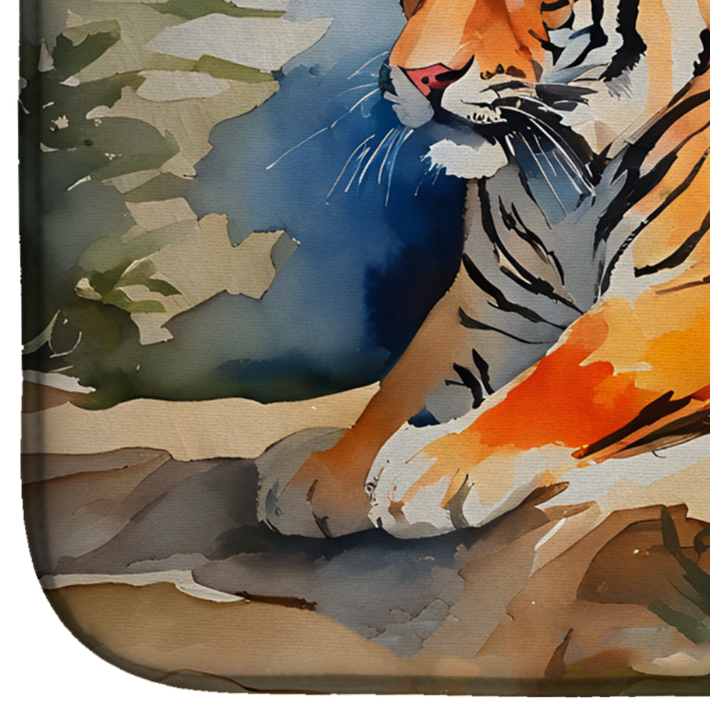 Tiger Dish Drying Mat