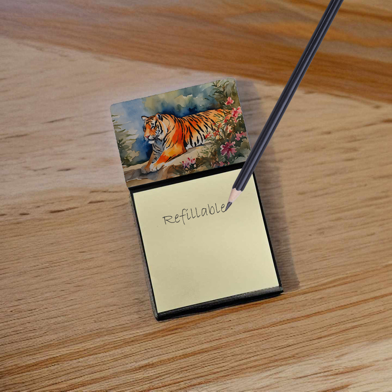 Tiger Sticky Note Holder