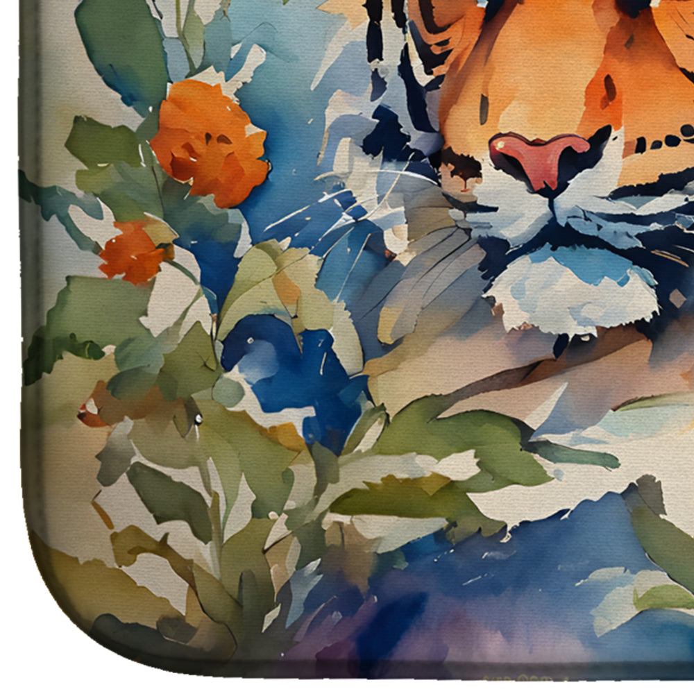 Tiger Dish Drying Mat