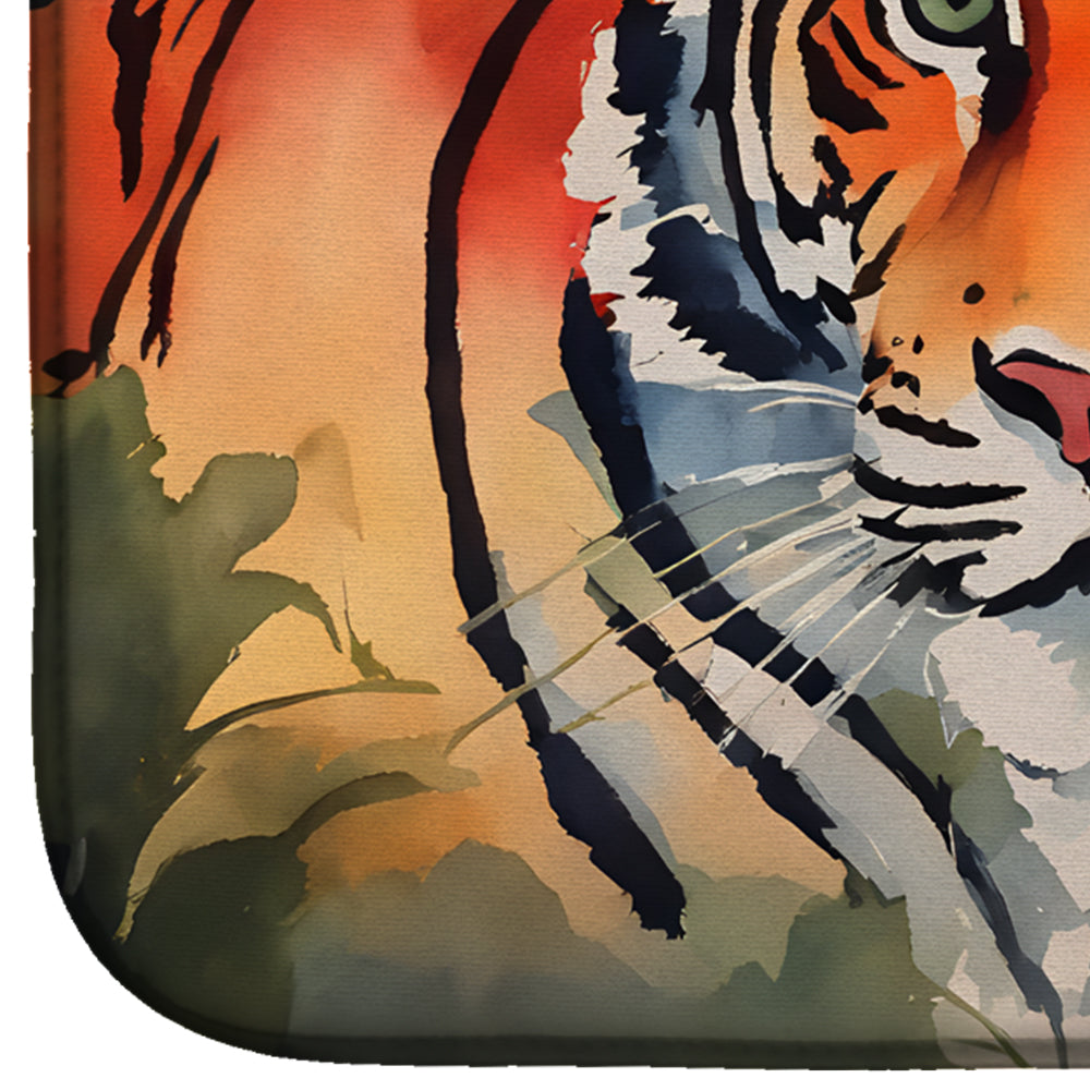 Tiger Dish Drying Mat