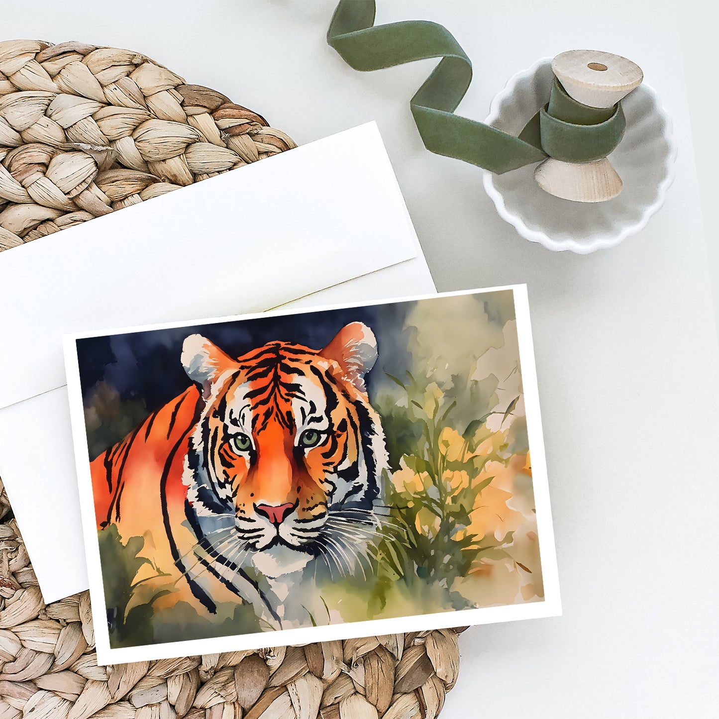 Tiger Greeting Cards Pack of 8