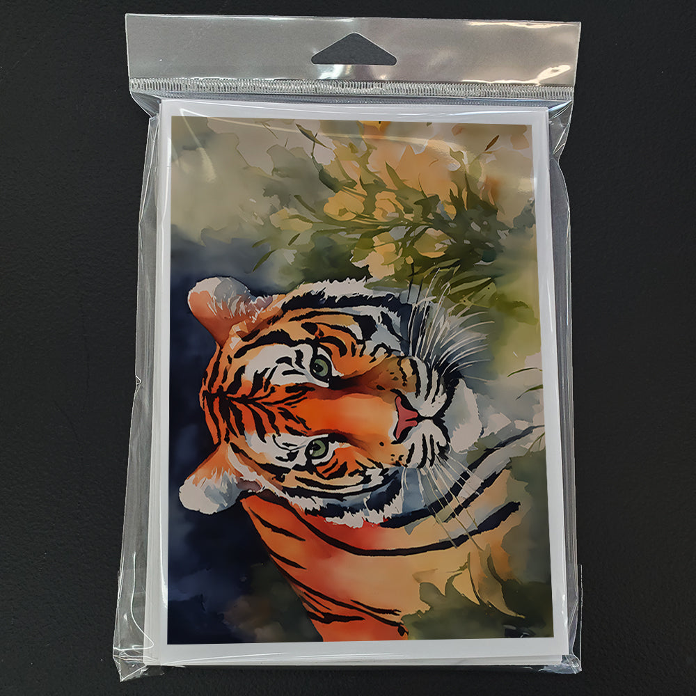 Tiger Greeting Cards Pack of 8