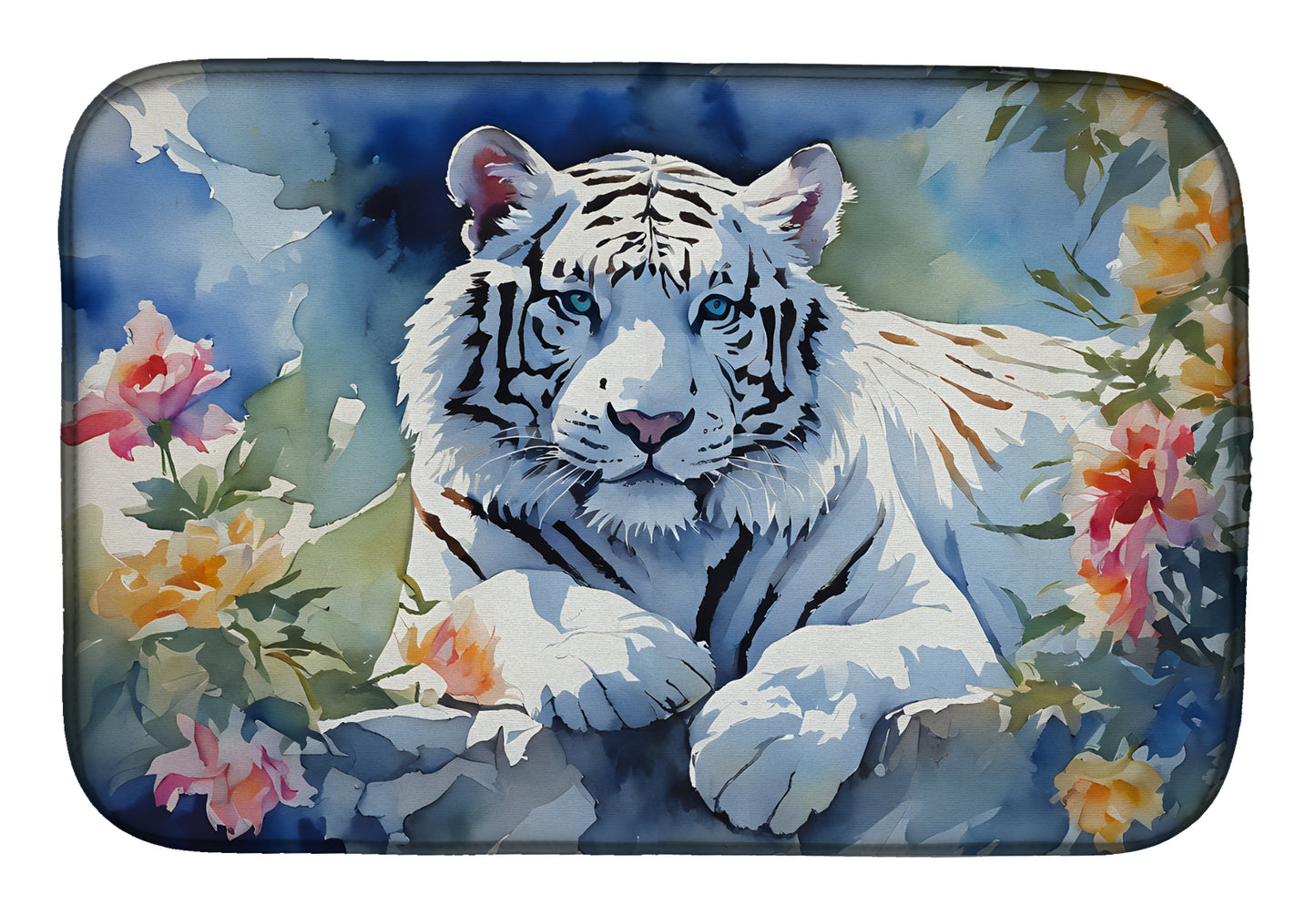 Buy this White Tiger Dish Drying Mat