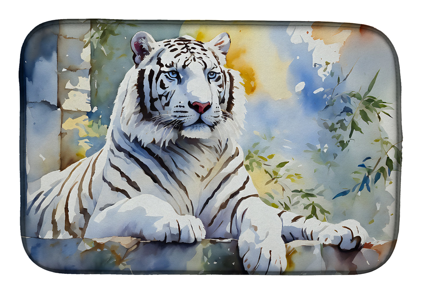 Buy this White Tiger Dish Drying Mat