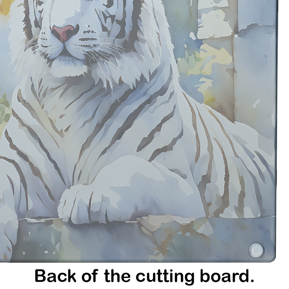 White Tiger Glass Cutting Board