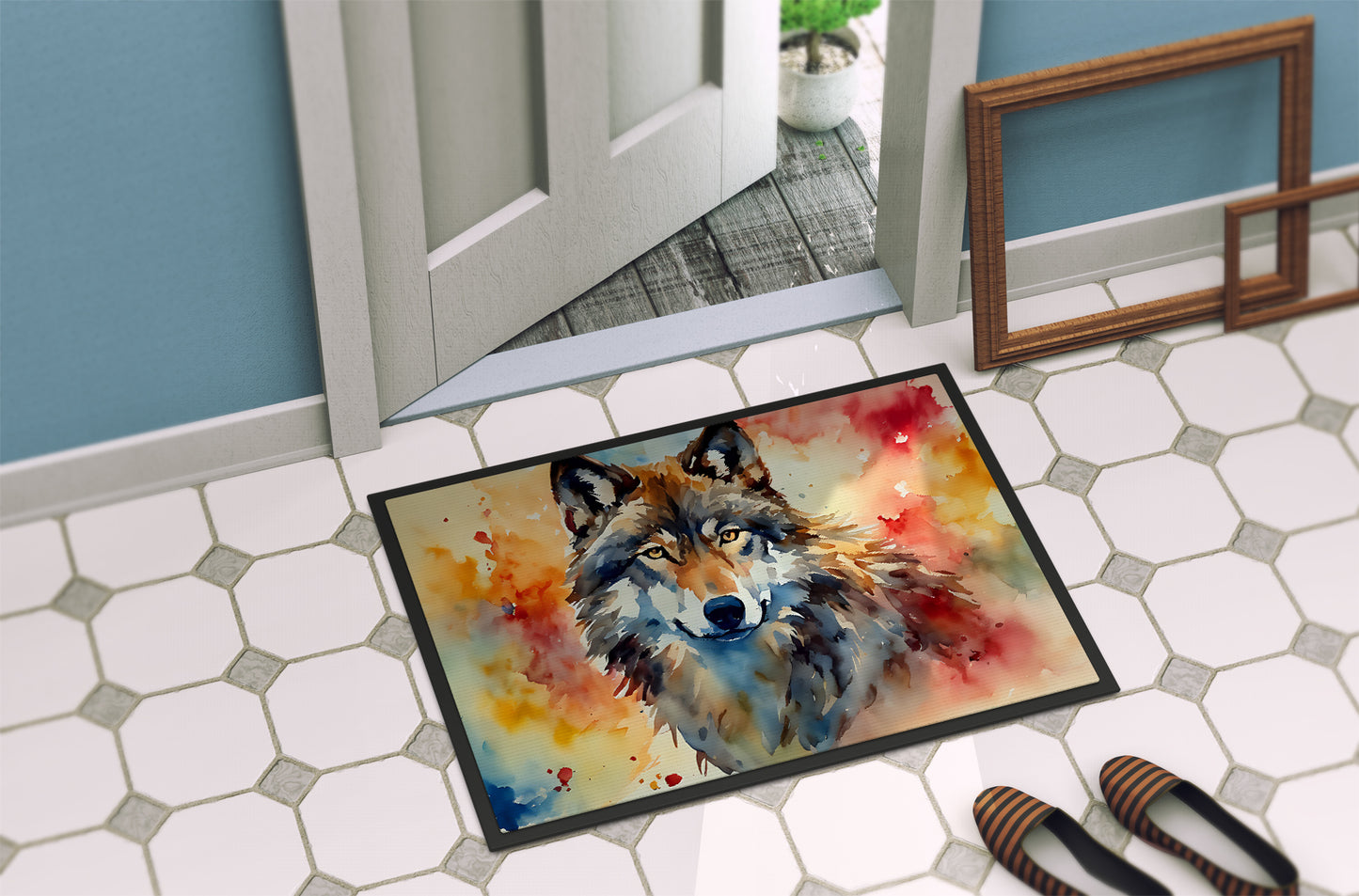 Wolves Wolf  Doormat