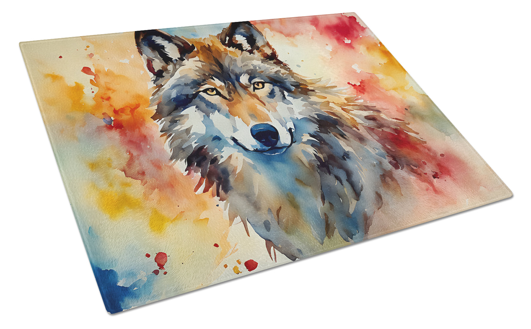 Buy this Wolves Wolf  Glass Cutting Board