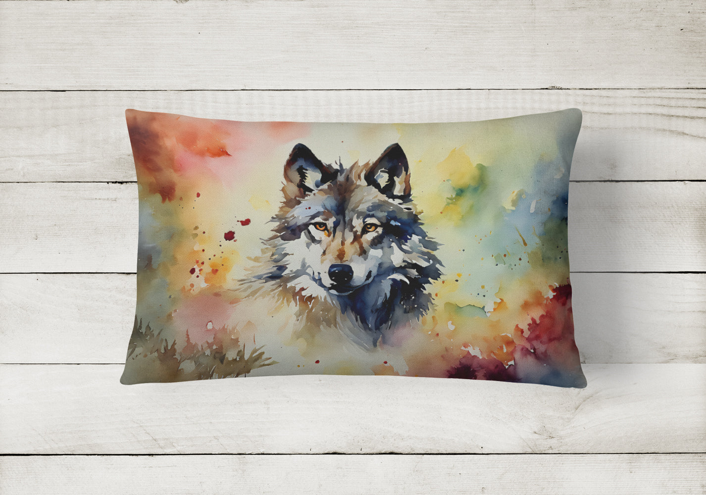 Wolves Wolf  Throw Pillow