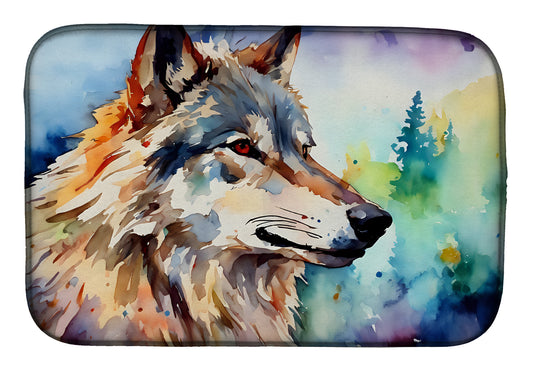 Buy this Wolves Wolf  Dish Drying Mat