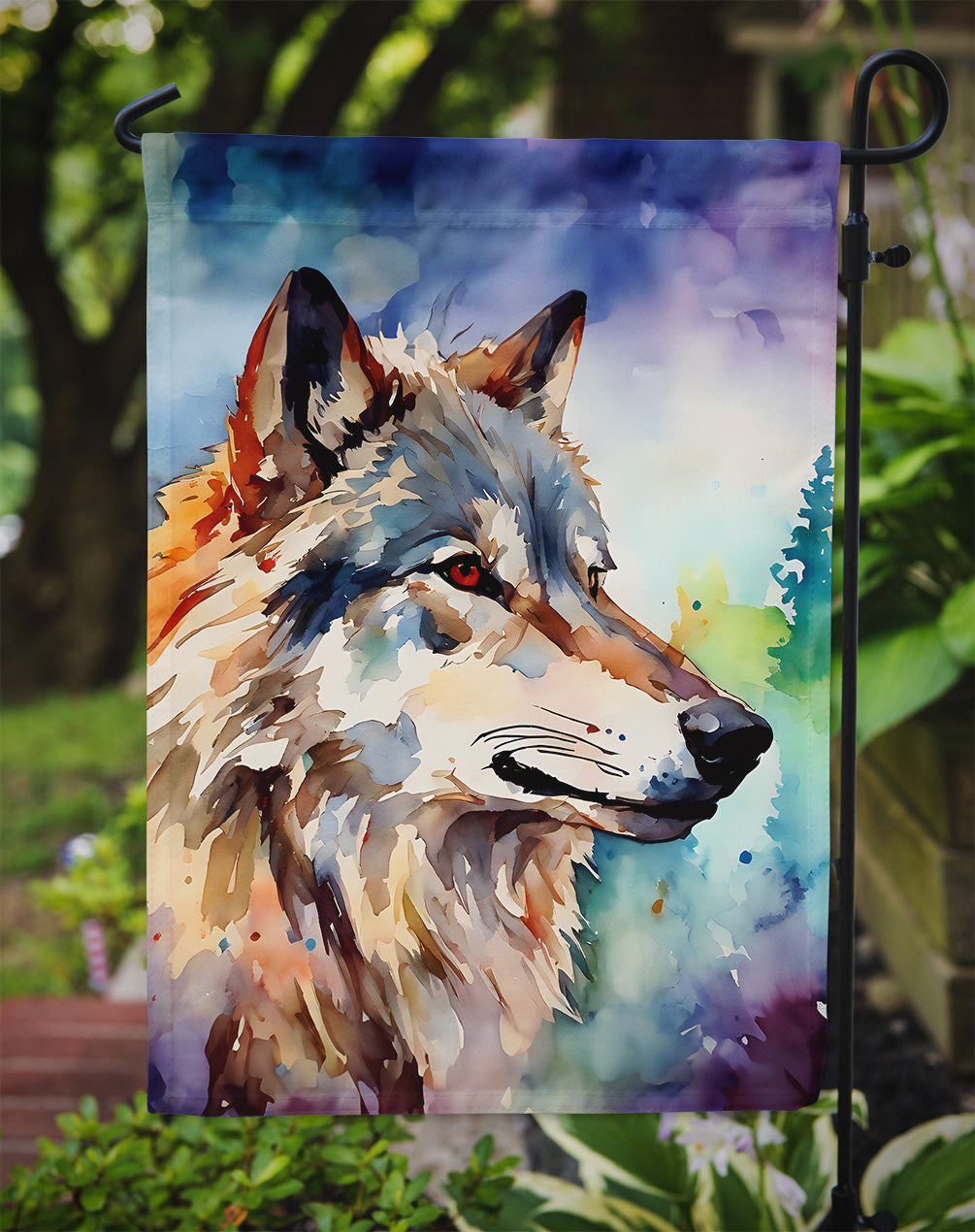 Wolves Wolf  Garden Flag