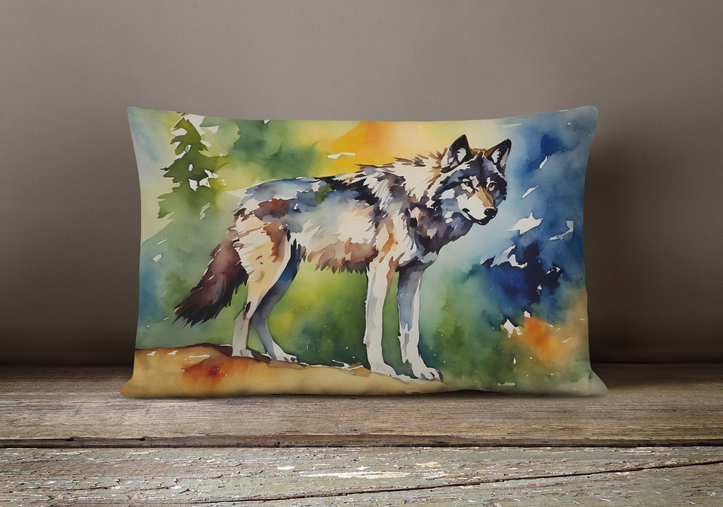 Wolves Wolf  Throw Pillow