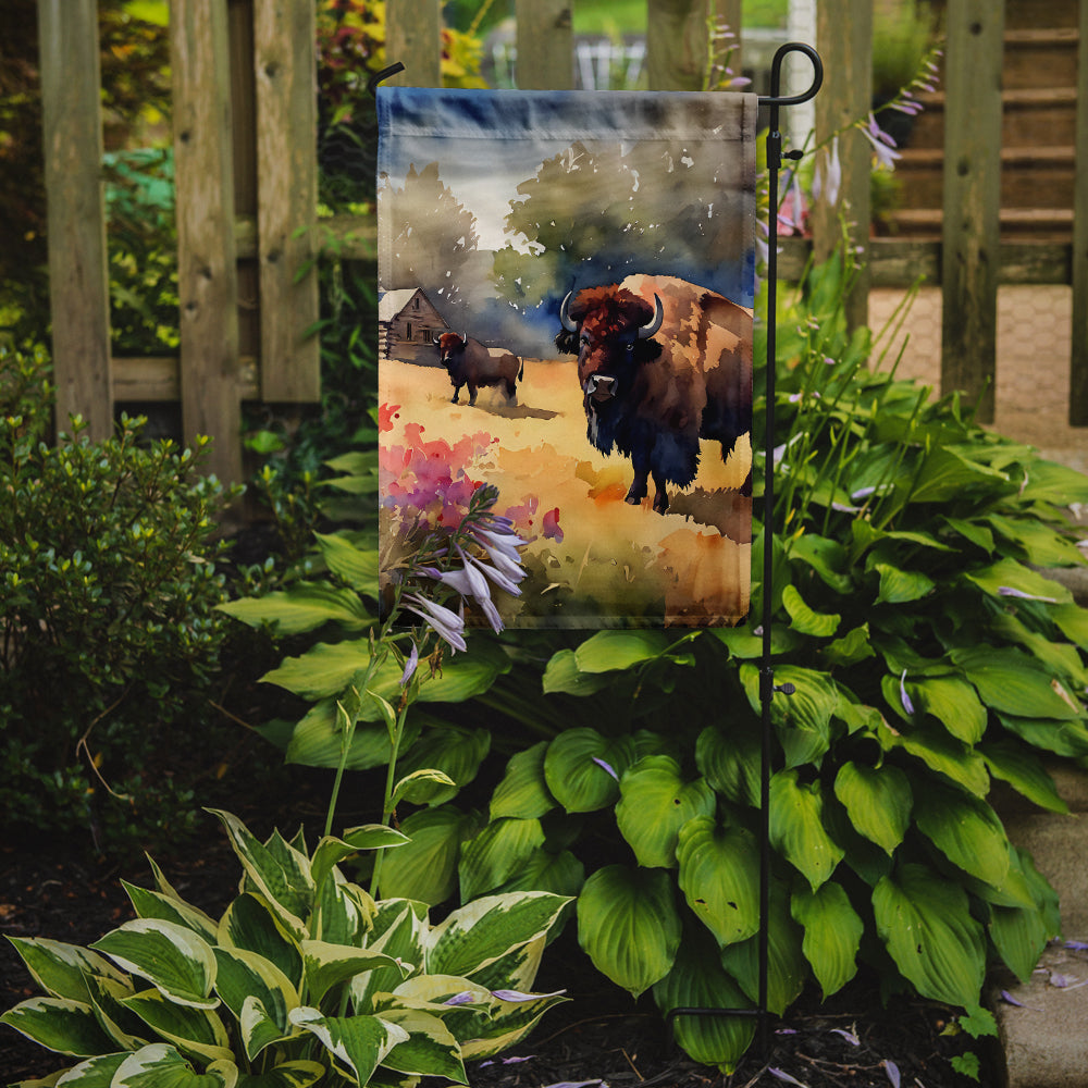 Wood Bison Garden Flag