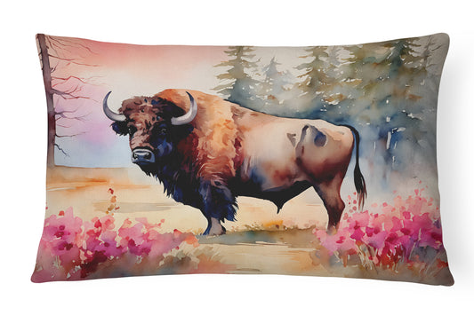 Buy this Wood Bison Throw Pillow