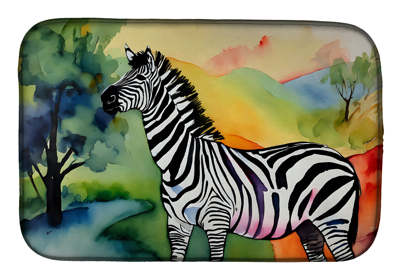 Buy this Zebra Dish Drying Mat