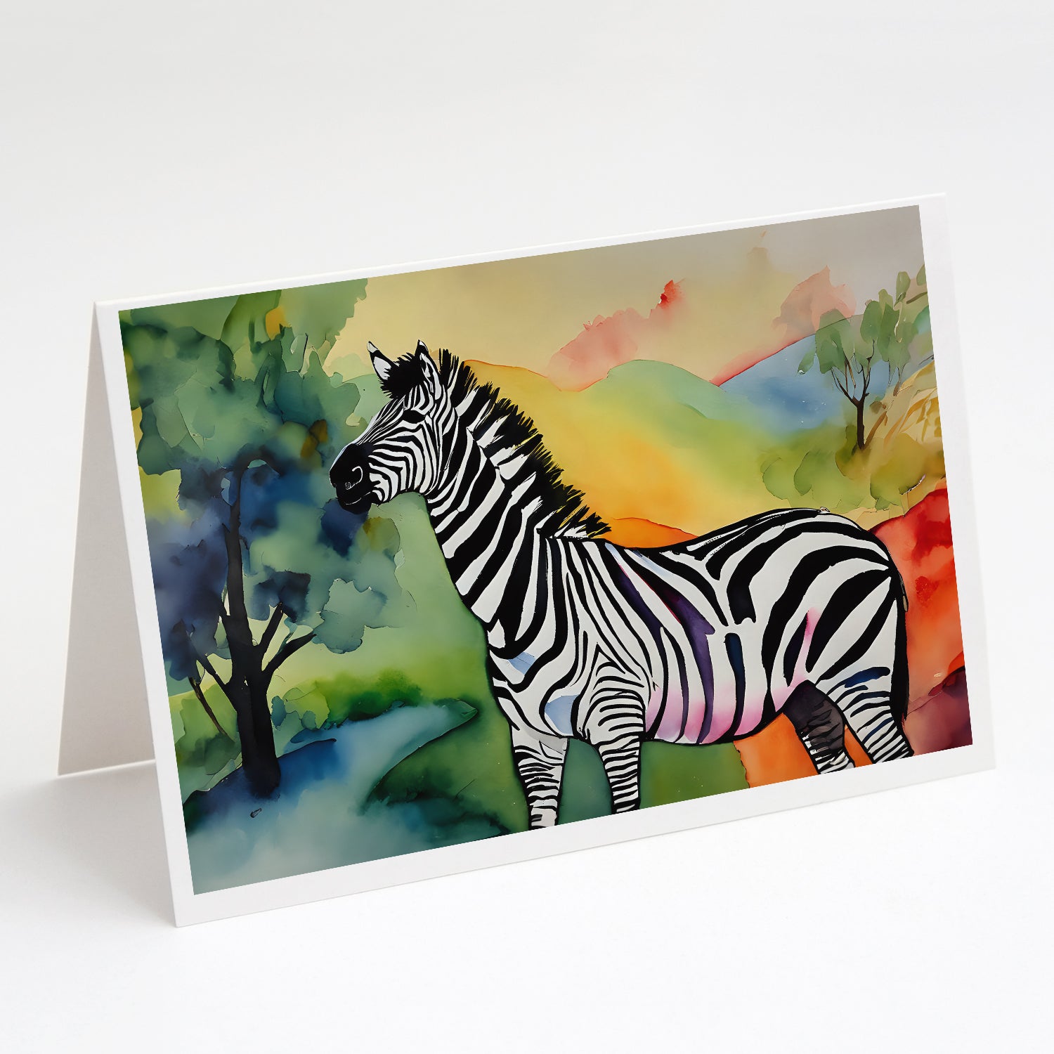 Buy this Zebra Greeting Cards Pack of 8