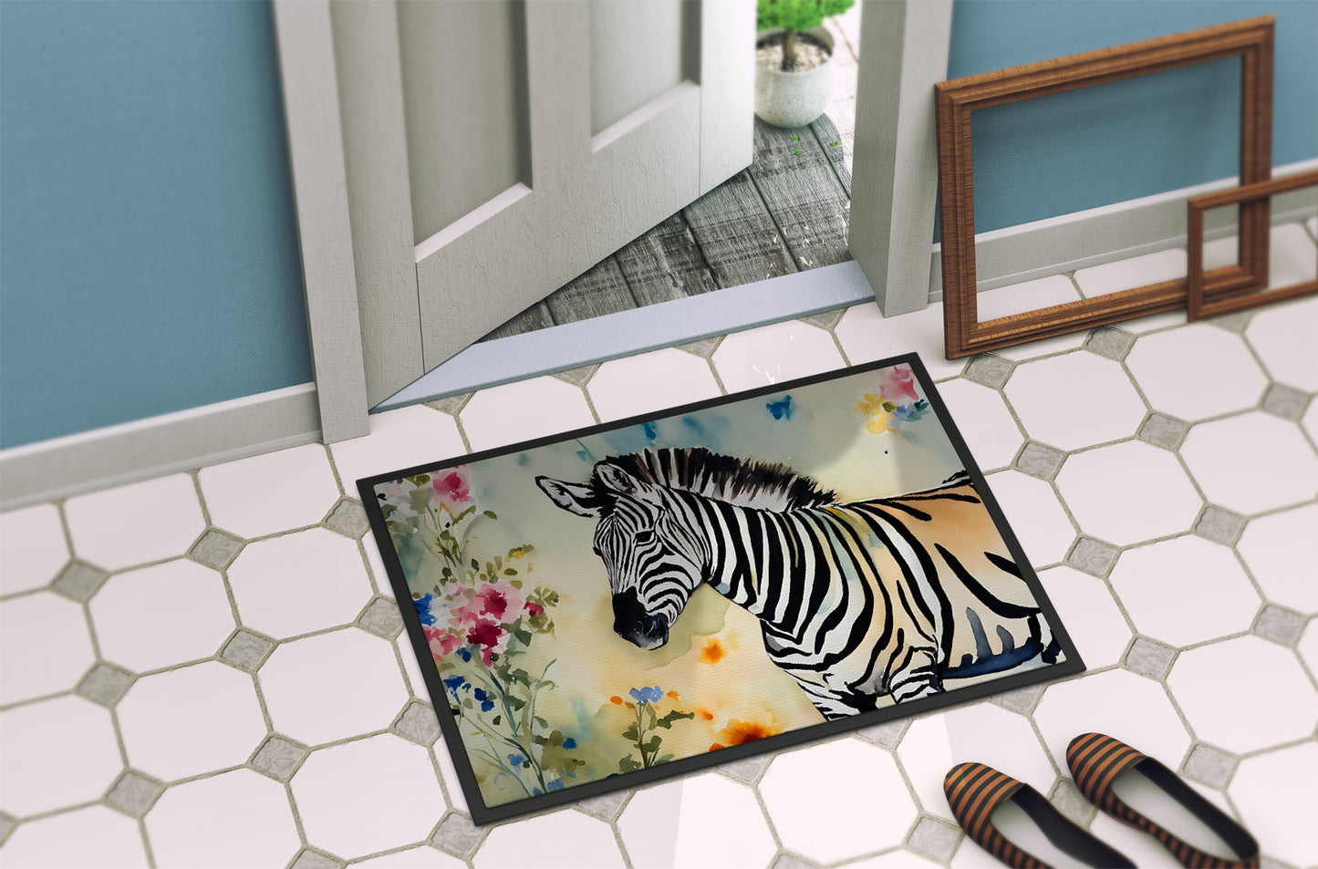 Zebra Doormat