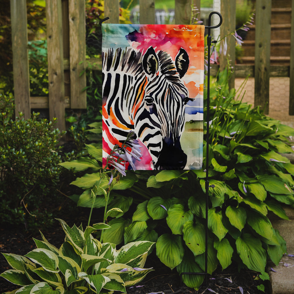 Zebra Garden Flag