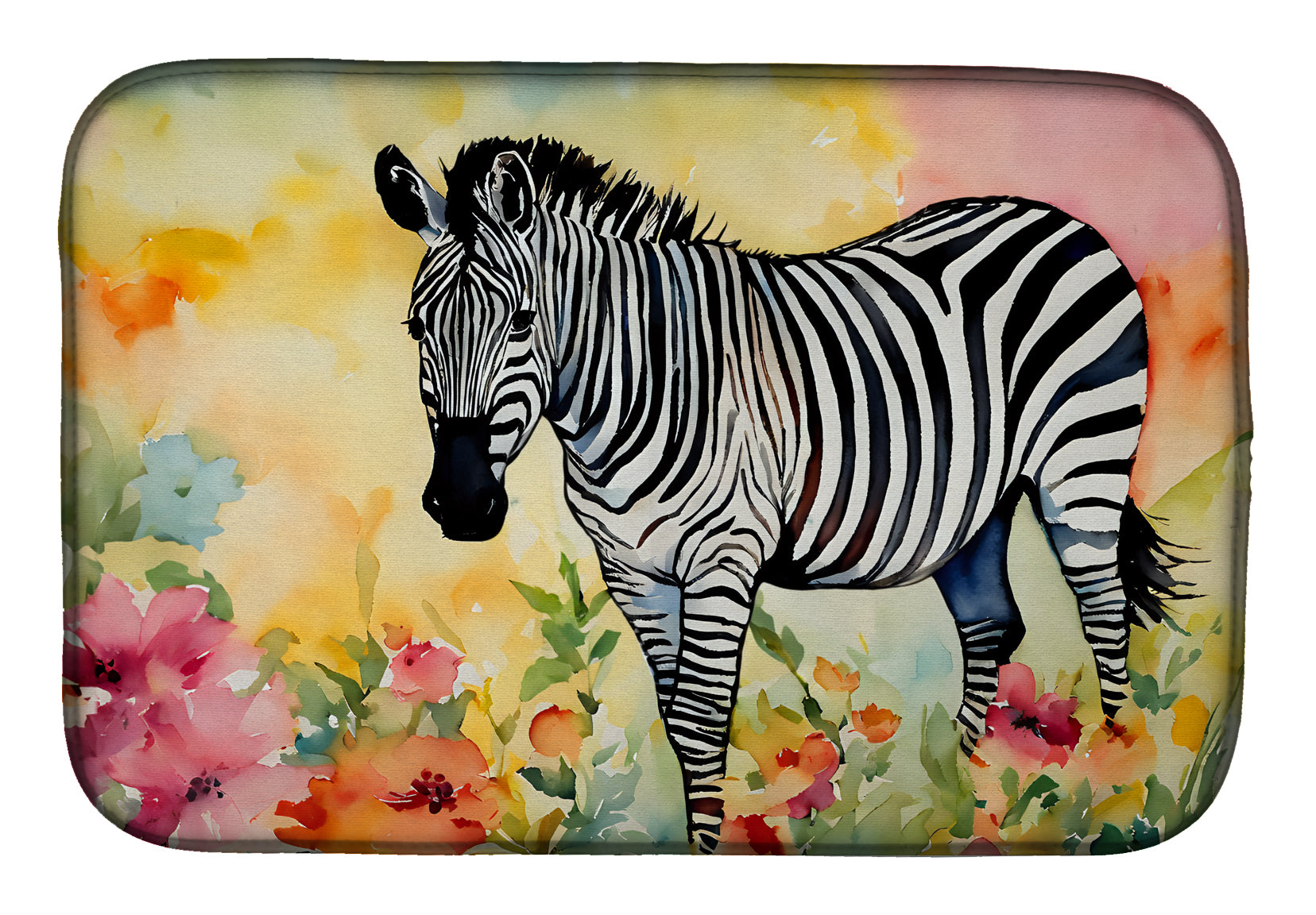 Buy this Zebra Dish Drying Mat