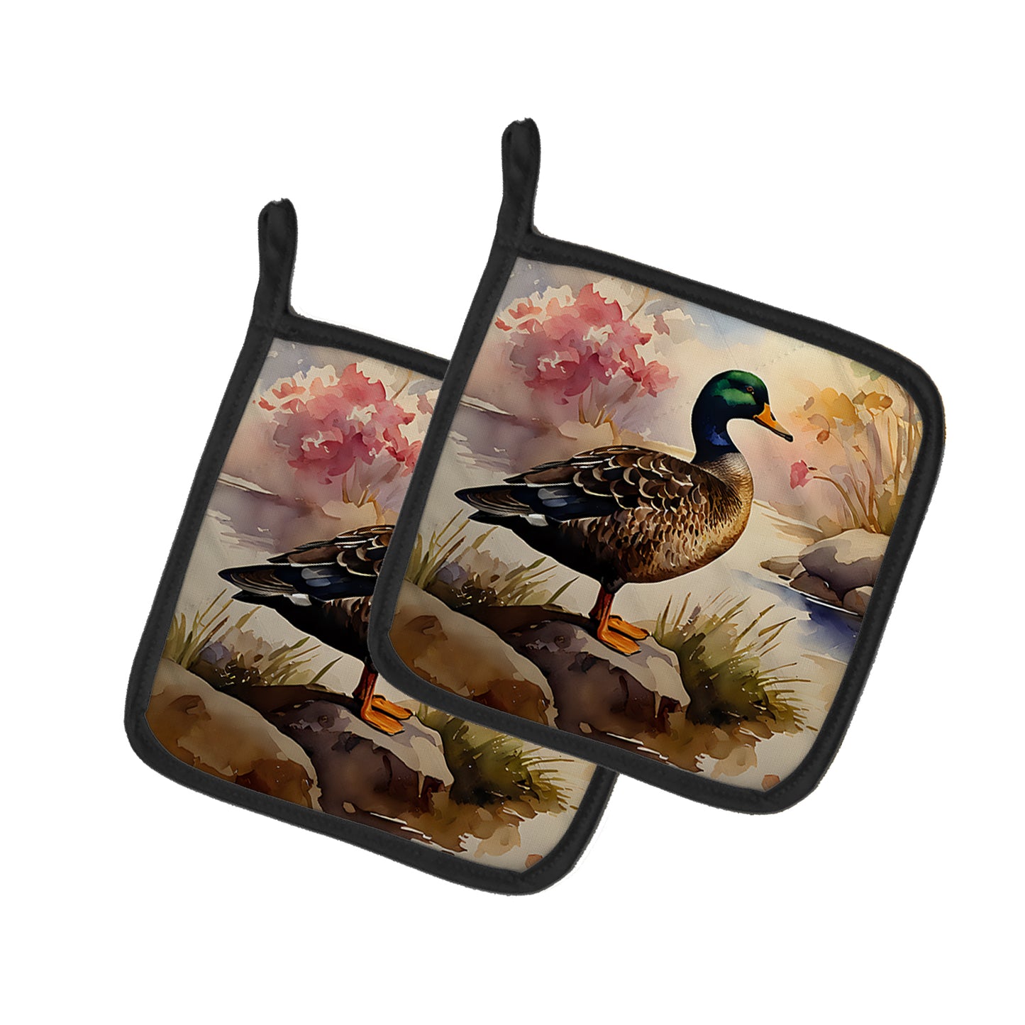 Buy this American Black Duck Pair of Pot Holders