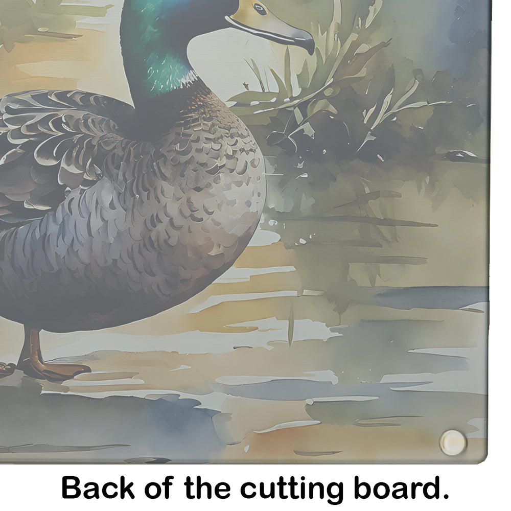 American Black Duck Glass Cutting Board