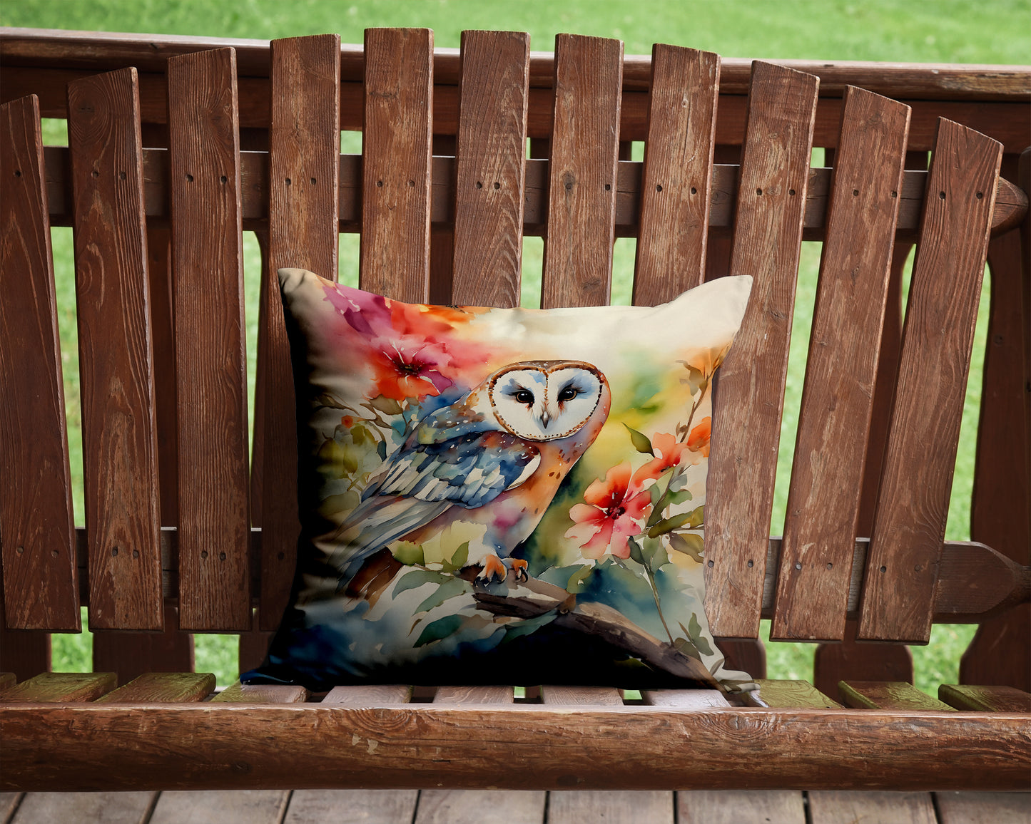 Barn Owl Throw Pillow